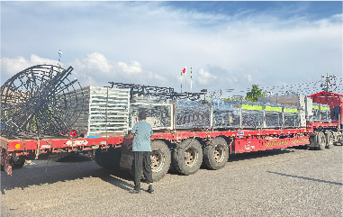 Shipment of GFRP Rebar Machine